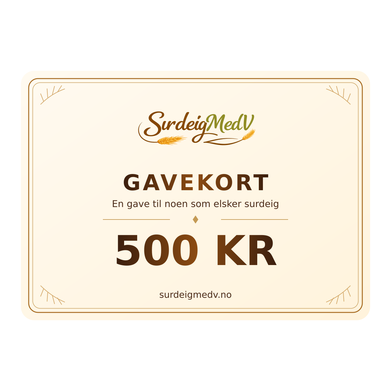 SurdeigMedV-gavekort